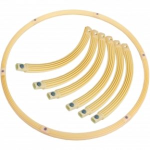 Обруч складаний Хула Хуп Pro Supra Hula Hoop PEARL HU-LA HR-056 (1кг, пластик, 6 секцій, d-90см)